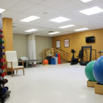 senior rehabilitation gym at Clifton Healthcare Center