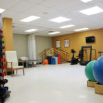 senior rehab gym at Crestwood Care Center