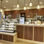 a grab and go bistro at Evergreen Crossing & Loft