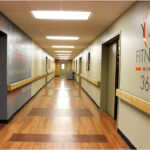 A Fitness 360 hallway at Fort Washington Health Center