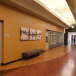 senior rehabilitation hallway at Grande Pointe Healthcare Community