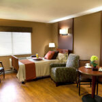 a Greenbriar Center single bed patient room