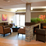 a lobby at Greenbrier Health Center