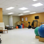 senior rehabilitation gym at Hanover Healthcare Center