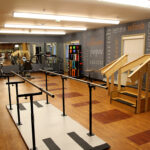 a senior rehabilitation gym at Northwestern Healthcare Center