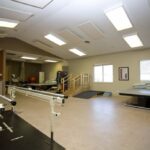 senior rehabilitation gym at Sellersburg Healthcare Center