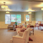 a sitting room at the Austintown Healthcare Center