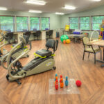 A senior fitness room at the Austintown Healthcare Center