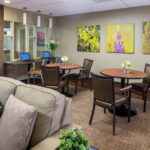 lounge area at Forestville Healthcare Center