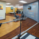senior rehabilitation gym at Forestville Healthcare Center