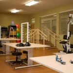a senior rehabilitation gym at Bridgewater Healthcare Center