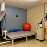 workout area in senior rehabilitation gym