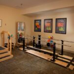 a senior rehabilitation gym at Kokomo Healthcare Center