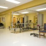 senior rehabilitation gym at Wedgewood Healthcare Center
