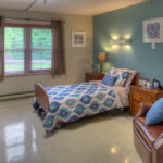 single patient bedroom at Salem West Healthcare Center