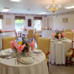 formal dining room at Salem West Healthcare Center