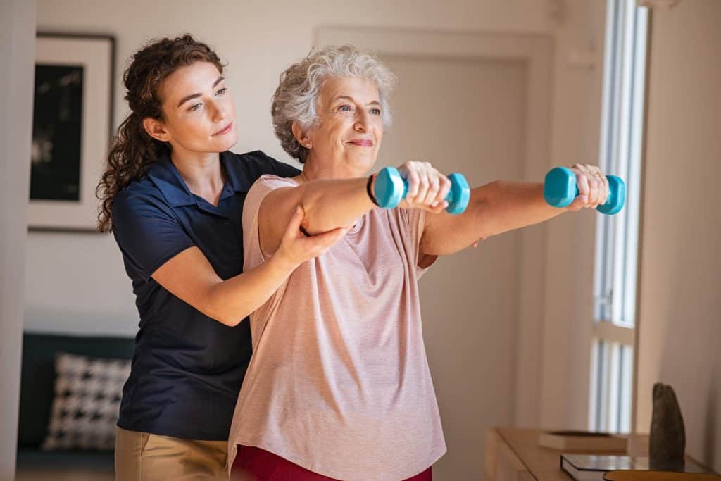 Senior living, physical rehabilitation and therapy services at Marley Neck Health and Rehab Center. 